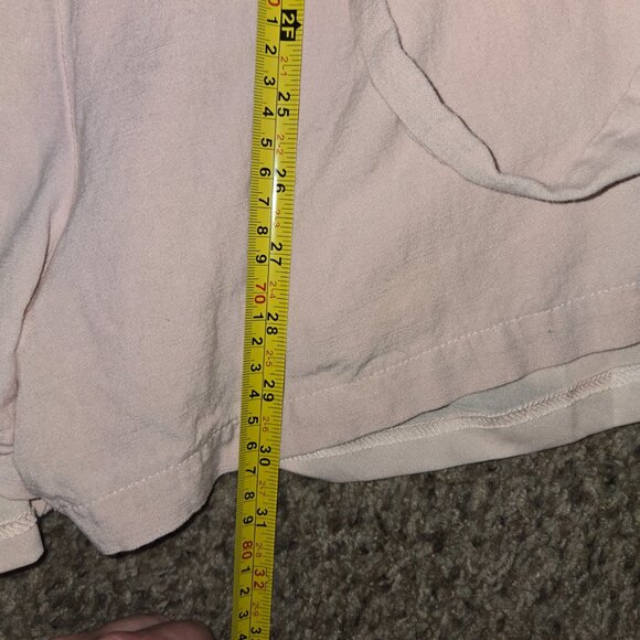 Mable‎ Anthropologie Romper Pink Cottage Core Pockets Size M Boho Easter - Picture 6 of 7